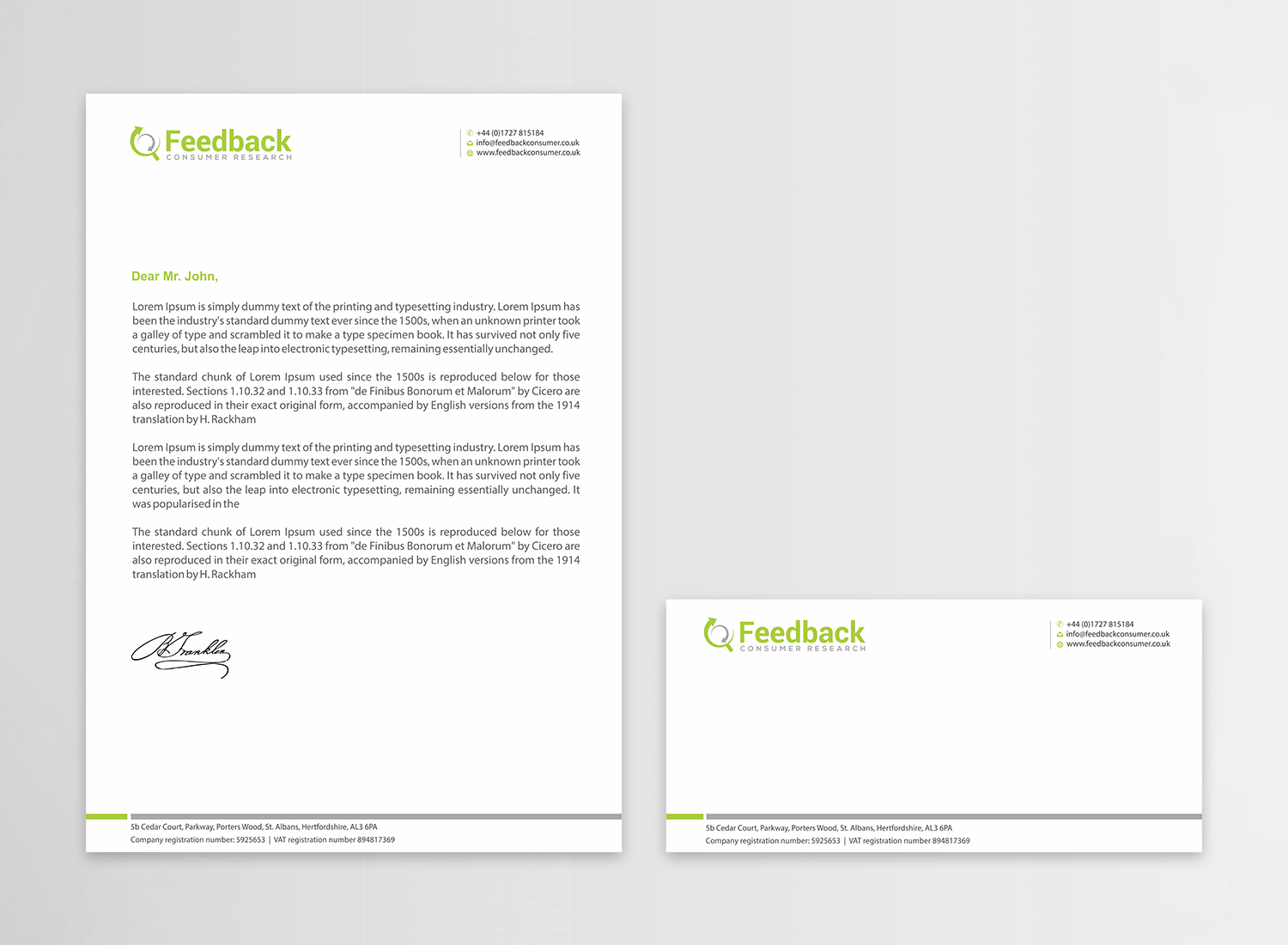 Letterhead Design by Infinitive Technology for this project | Design #21235617