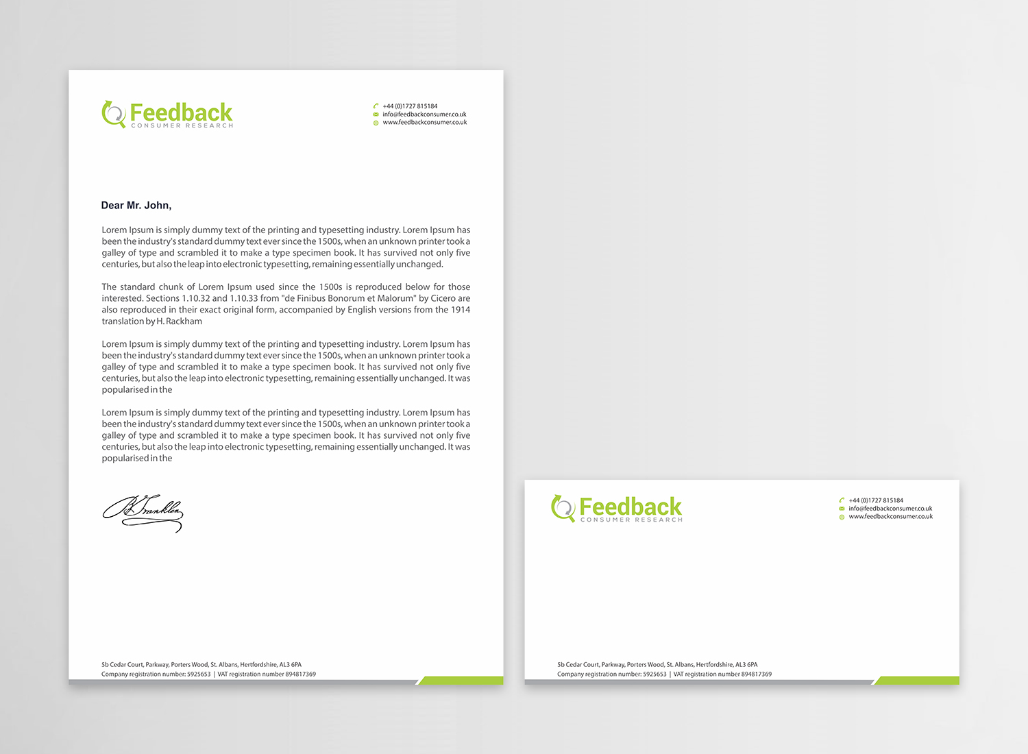 Letterhead Design by Infinitive Technology for this project | Design #21235778