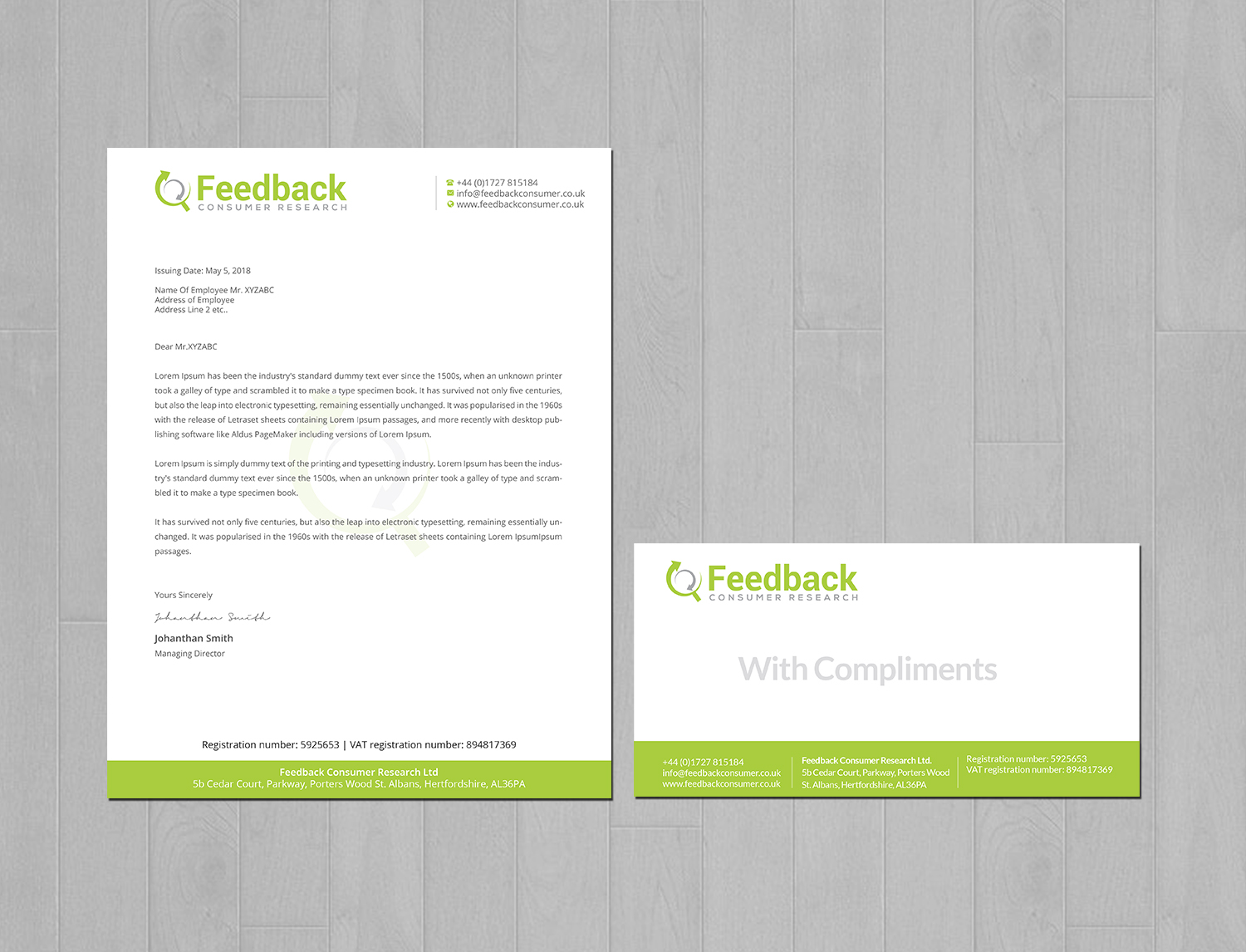 Diseño de Membrete por Creations Box 2015 para este proyecto | Diseño #21210614