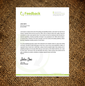 Letterhead Design by SL Designer for this project | Design: #21212693