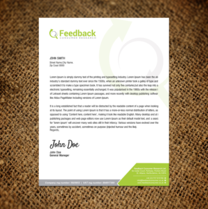 Letterhead and compliment slip | Briefkopf-Design von SL Designer