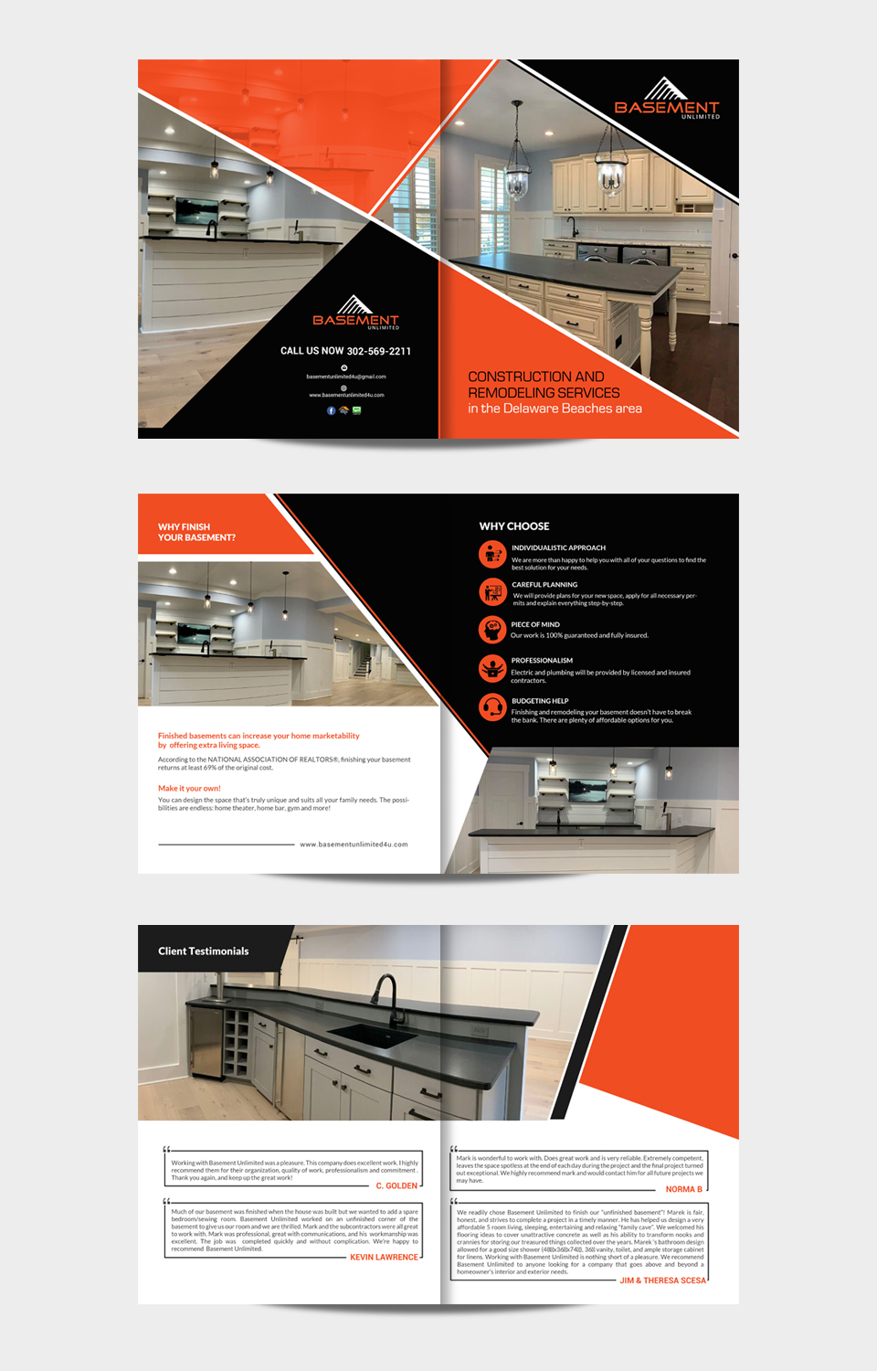 Flyer Design by debdesign for Basement Unlimited | Design #21247041