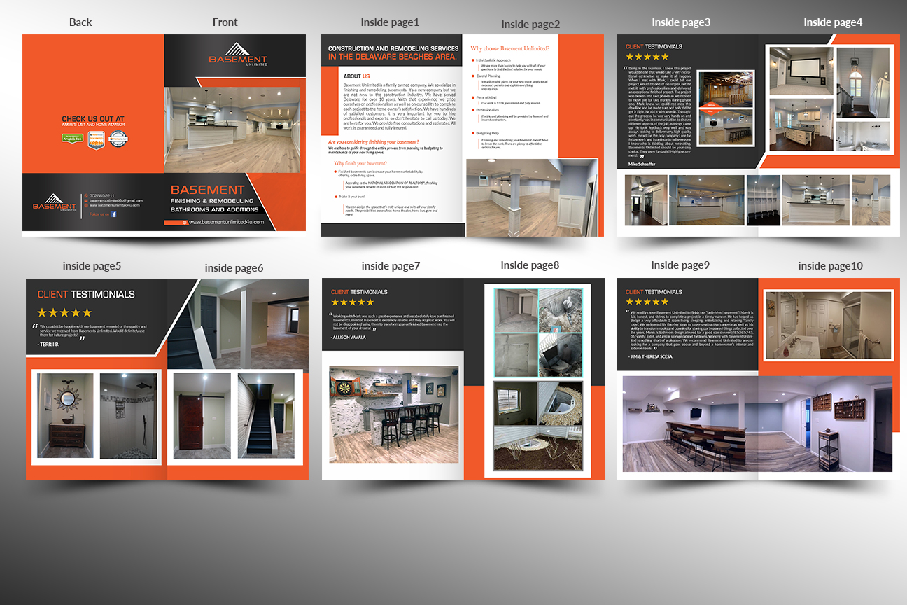 Flyer Design by innovative earth for Basement Unlimited | Design #21282173