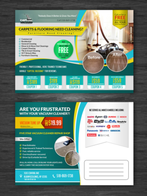 Diseño de Flyer por rug para KickAssVacuums.com | Diseño #21246642