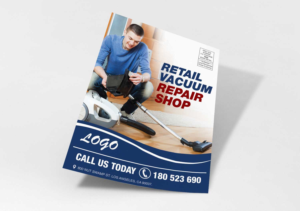 Products & Services Postcard For our Vacuum Repair Store & Carpet Cleaning Company | Design de Flyer par - SWING -