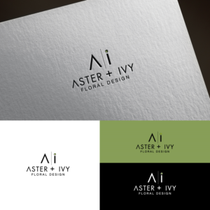 Aster & Ivy Floral Design | Logo Design by sankar999