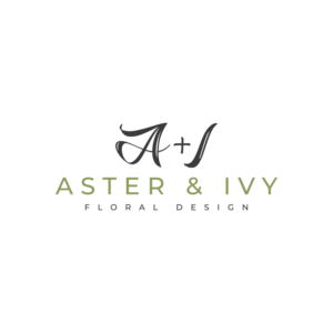 Aster & Ivy Floral Design | Logo Design by Kabelo Phofedi
