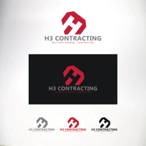 H3 Contracting" or " H3 Military-Federal Contractor" | Logo Design by jaimechanics 2