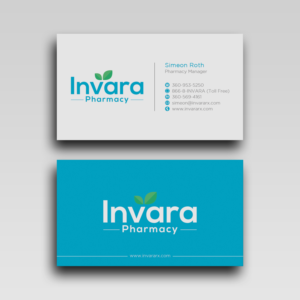Invara Pharmacy - Health Care Industry | Visitenkarten-Design von WebixBD