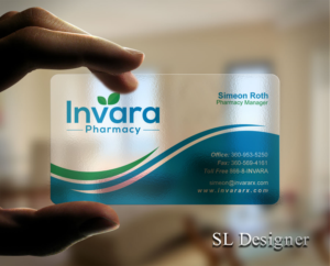 Invara Pharmacy - Health Care Industry | Business Card Design by SL Designer