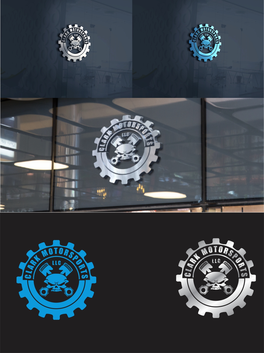 Logo Design by K-Ranj Designs for Clark Motorsports LLC | Design: #21218838