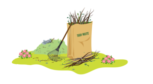 Yard Waste Graphic | Graphic Design by IndreDesign