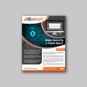 Advertisement Design by debdesign for Astute Security  | Design: #21235823