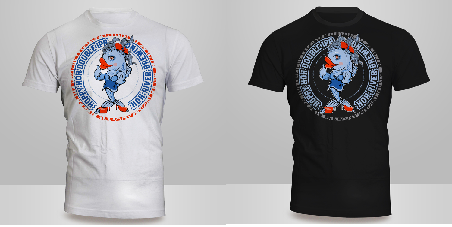 T-shirt Design by Kero for Hoh River Brewing | Design #21236795