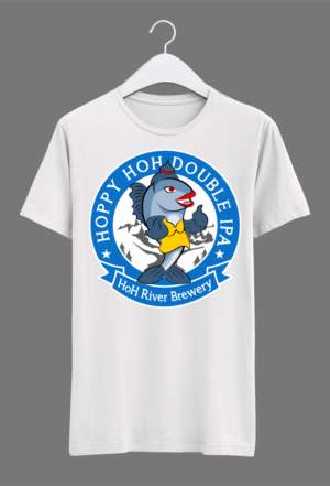 Hoppy Hoh Double IPA  | T-shirt Design by SAI DESIGNS