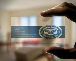 Family owned plumbing contractor needs eye catching business card design | Business Card Design by OxonoArt