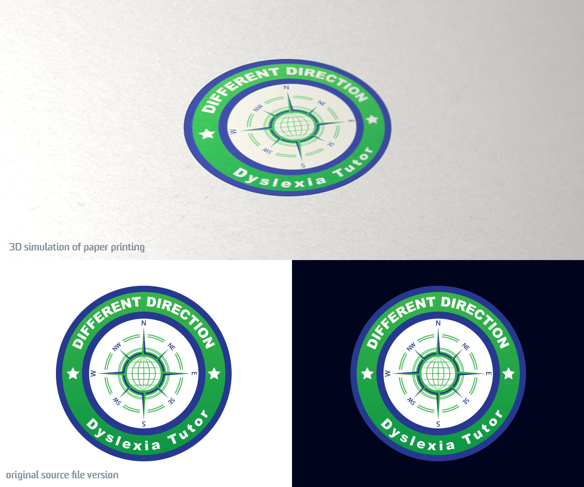 Logo Design by Anthony for Different Direction Dyslexia Solutions | Design #2974249