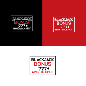 The Logo must include the words BLACKJACK BONUS as well as a subtext saying 777? WINS JACKPOT  | Logo Design by sankar999