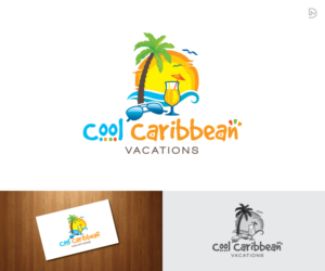 Cool Caribbean Vacations | Diseño de Logo por D_Mantra
