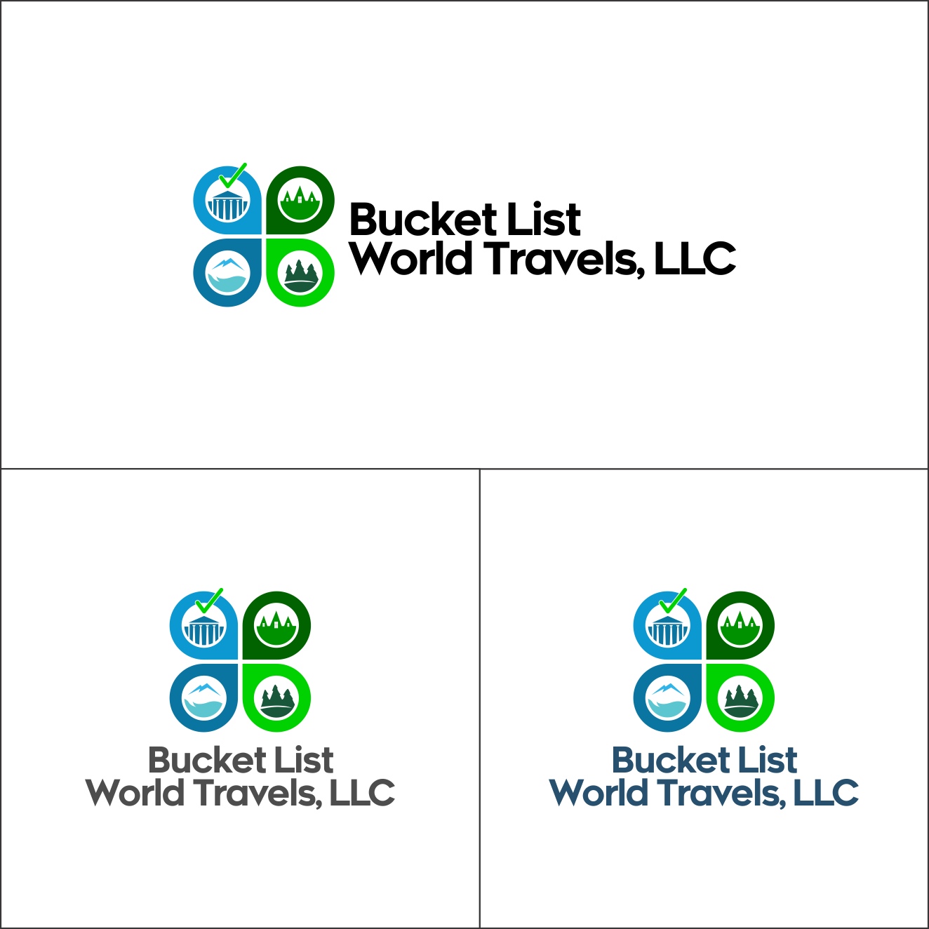 Logo-Design von Arham Hidayat für Bucket List World Travels, LLC. | Design #21260824