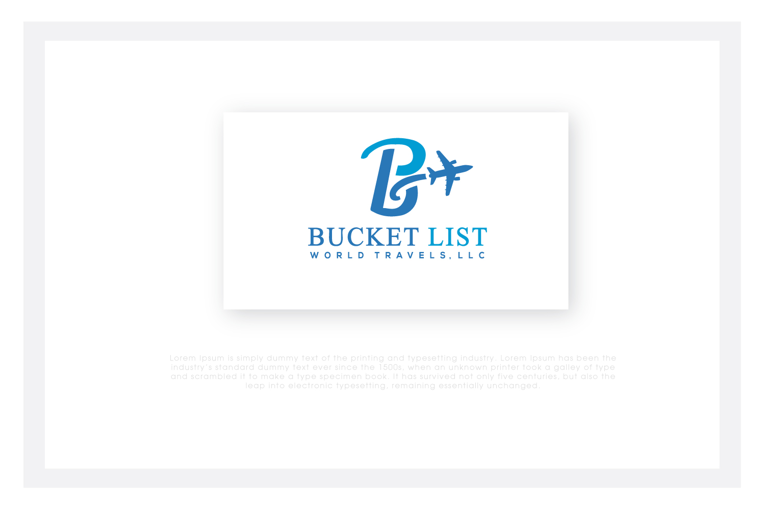 Logo-Design von solidinto für Bucket List World Travels, LLC. | Design #21243447