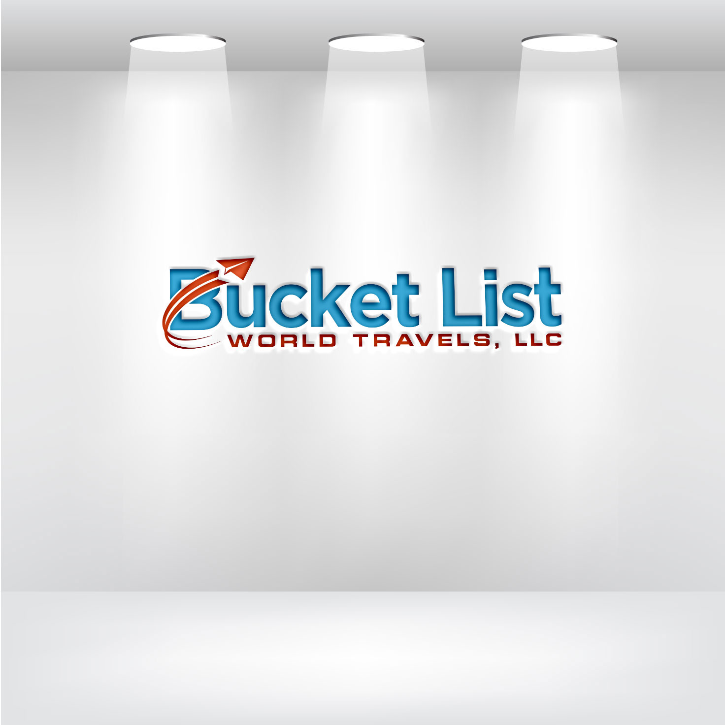 Logo-Design von FireflyArt für Bucket List World Travels, LLC. | Design #21279369