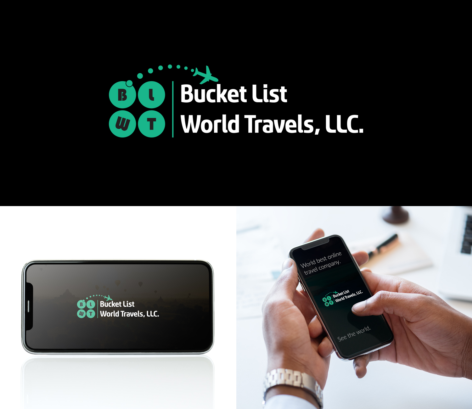 Logo Design by Shovon9615 for Bucket List World Travels, LLC. | Design #21261328
