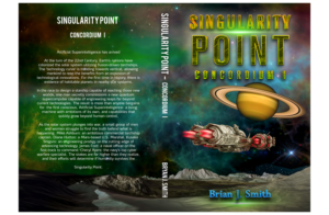 Book cover for a military/ sci-fi novel: Singularity Point | Buchumschlag Design von Wally_F