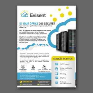 1 page flyer / info document for IT services company | Diseño de Flyer por aspiremedia