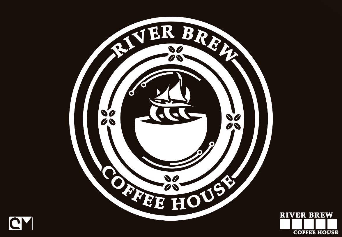 Logo Design by Connor Miller Graphics for River Brew Coffee House | Design #21234079