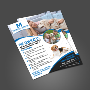 Learn The Seven Keys To A Happy, Healthy Relationship With Your Dog | Flyer Design by aspiremedia