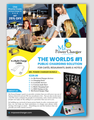 Mr. PowerCharger - Product/Sale/Promotional Flyer | Design de Flyer par TSU Creations