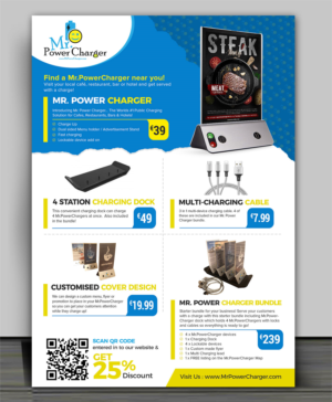 Mr. PowerCharger - Product/Sale/Promotional Flyer | Design de Flyer par SAI DESIGNS