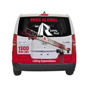 reds global is a crane lease company that leases generators, personell, riggers and dogman  | Diseño Publicitario por Emmanuel Creations