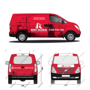 reds global is a crane lease company that leases generators, personell, riggers and dogman  | Diseño Publicitario por Javelin Studio