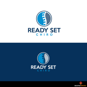 Ready Set Chiro | Logo-Design von Graphic Bricks