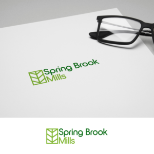 Spring Brook Mills    SB Mills   TAG LINE: Clean  Honest  Ingredients | Logo Design by ClearDesign