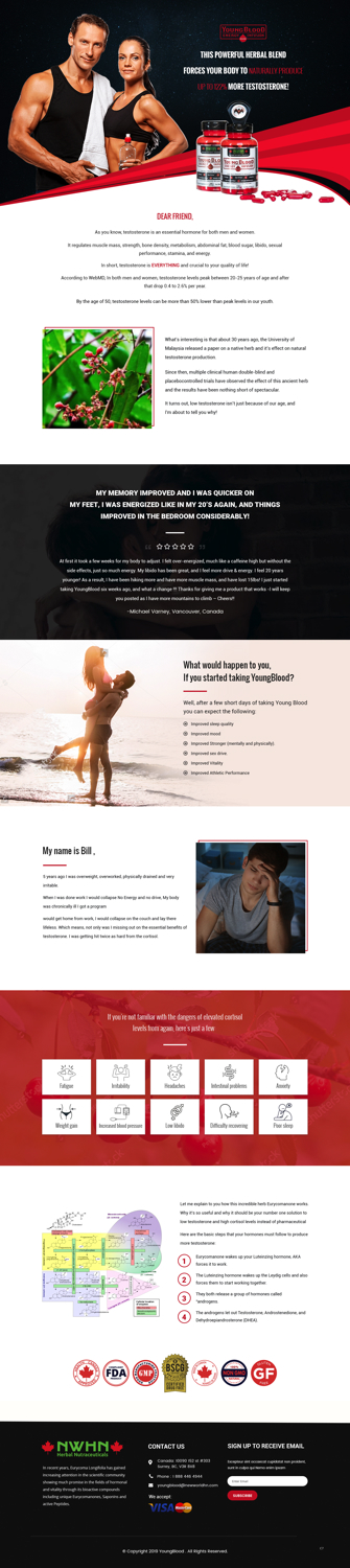Landing Page Design by pb for this project | Design #21266376