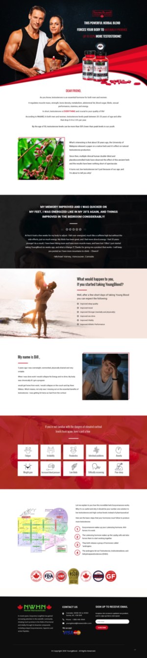 Landing Page-Design von pb für dieses Projekt | Design: #21266376