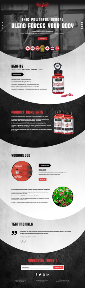 Landing Page-Design von PiXthemes für dieses Projekt | Design: #21249596