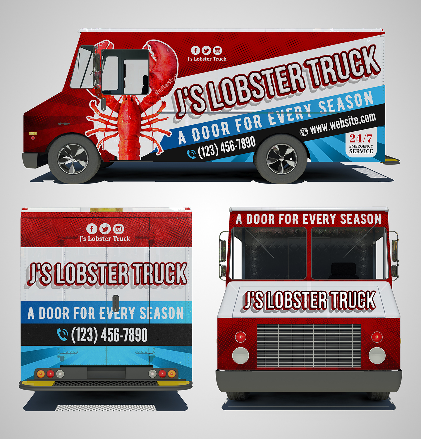 Car Wrap Design by SAI DESIGNS for Da Lobsta | Design #21301641