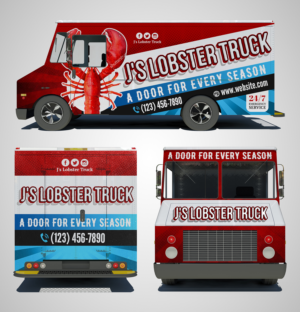 J's Lobster Shack | Diseño de Rotulación de Vehículo por SAI DESIGNS
