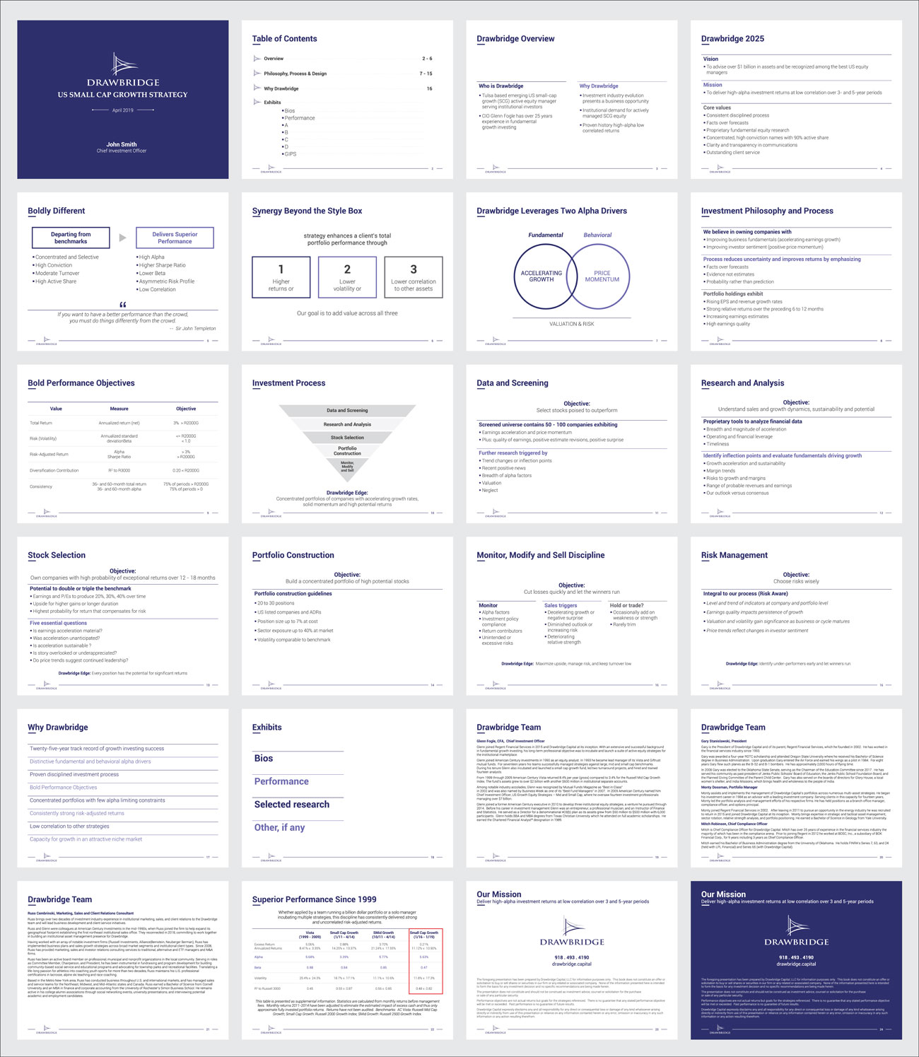 Diseño de PowerPoint por Flatmilter para Drawbridge Capital | Diseño #21260856