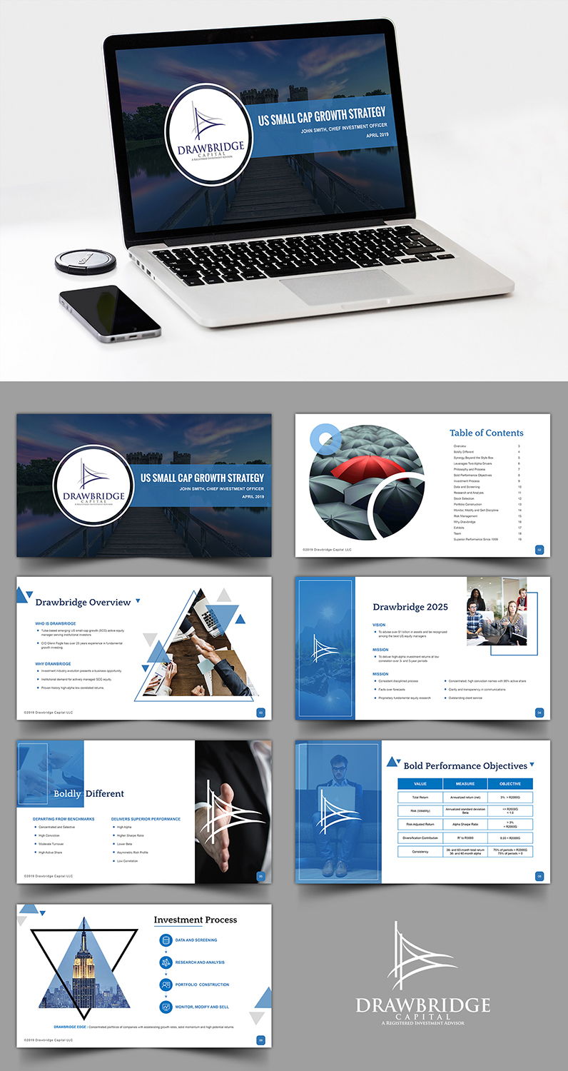 Design de PowerPoint par SAI DESIGNS pour Drawbridge Capital | Design : #21303057