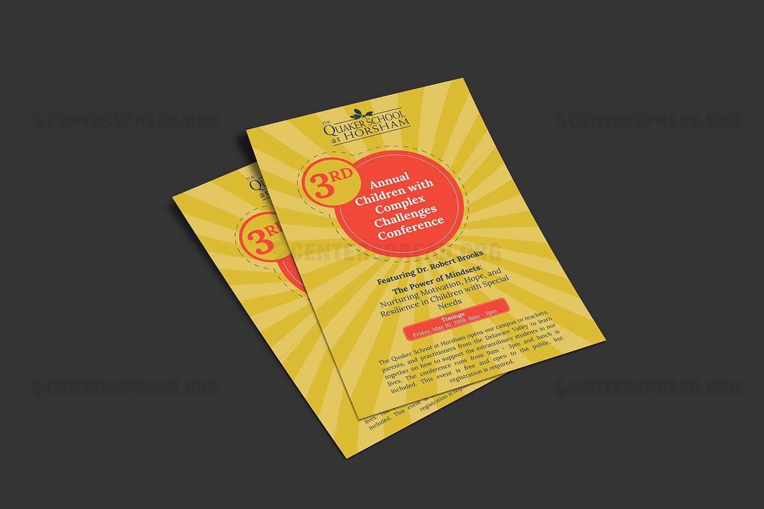 Design de Poster par CENTERSPREAD pour The Quaker School | Design #21281810