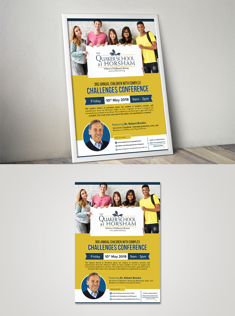 Poster Design by Zipdesign for The Quaker School | Design #21276747