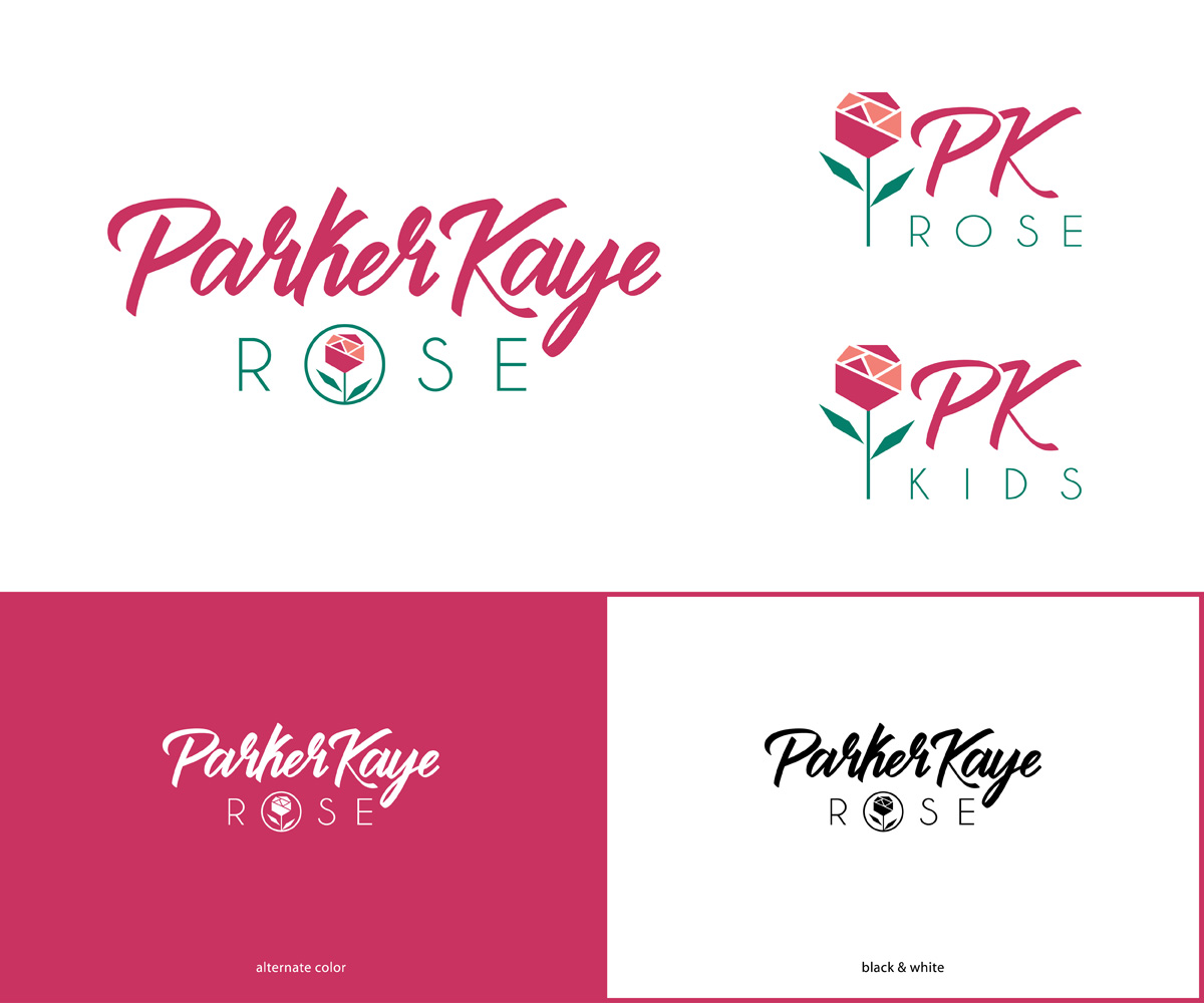 Logo Design by MoonFeather for ParkerKaye Rose | Design #21248172