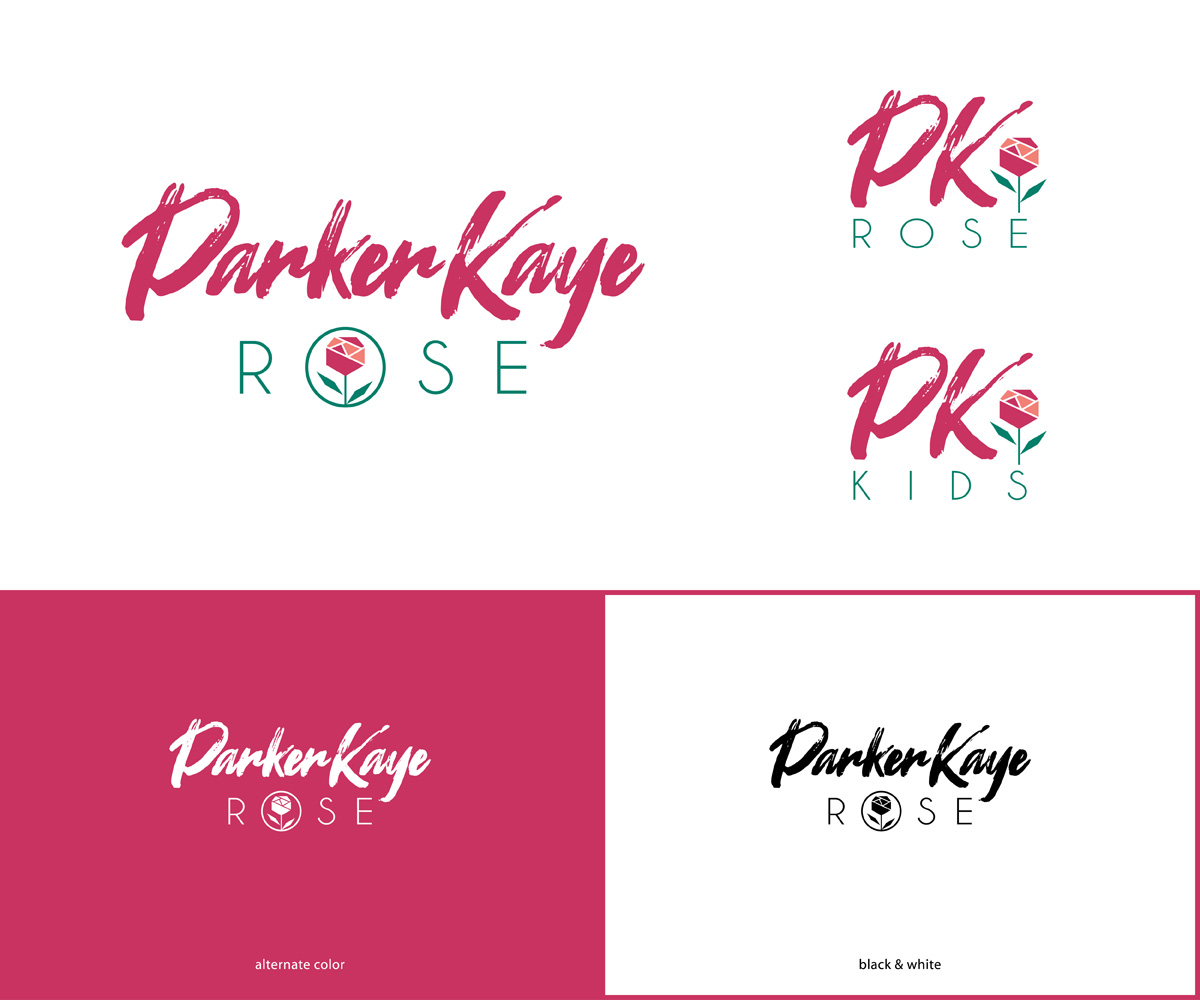 Logo Design by MoonFeather for ParkerKaye Rose | Design #21248203