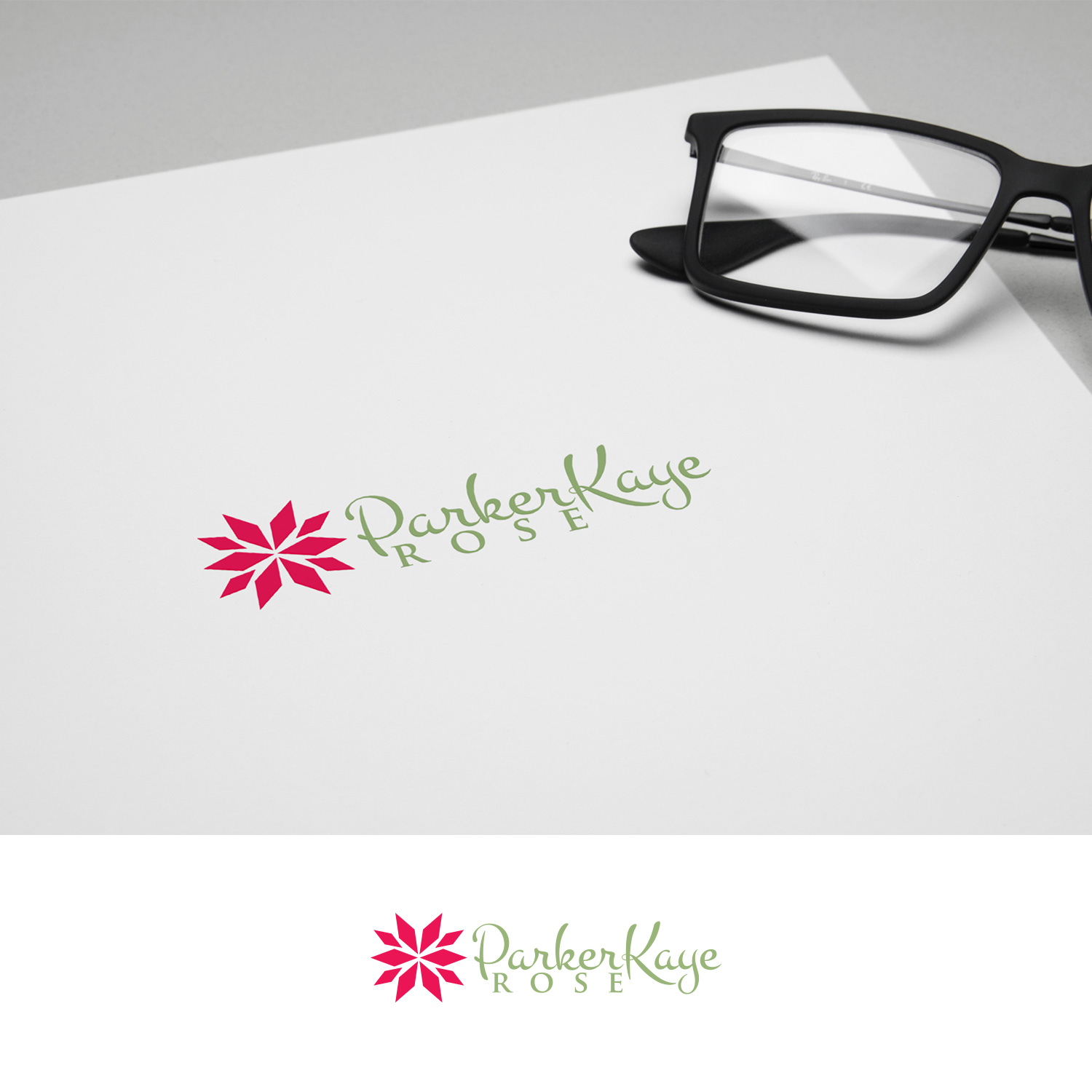 Logo Design by ClearDesign for ParkerKaye Rose | Design #21265404