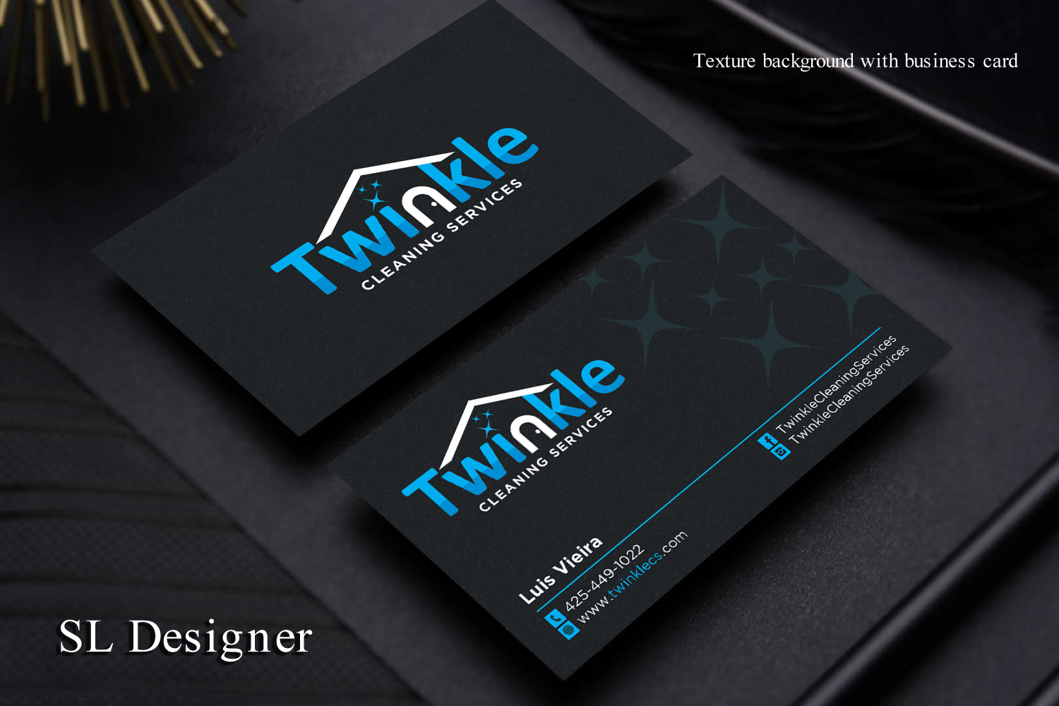 Business Card Design by SL Designer for Twinkle Cleaning Services, LLC | Design #21271490